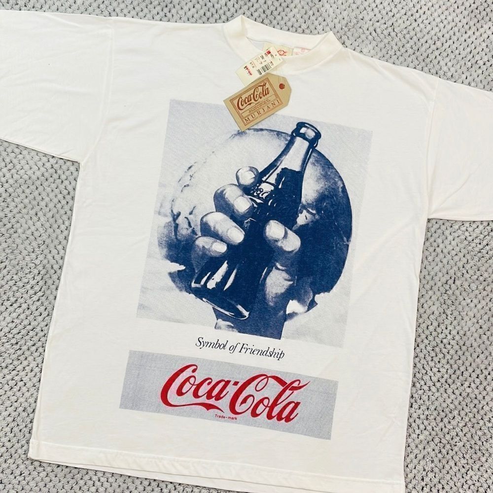 Vintage 80’s Coca-Cola Short Sleeve Shirt w/ Original Tags